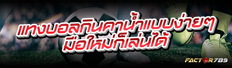 แทงบอลกินค่าน้ำแบบง่ายๆ มือใหม
